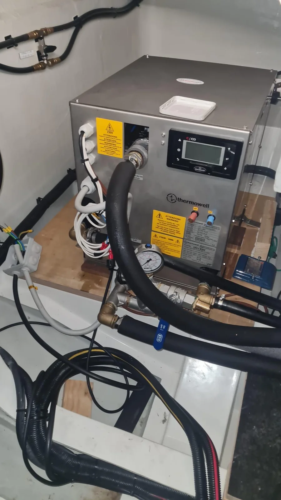 Equipo Thermowell de mayor capacidad